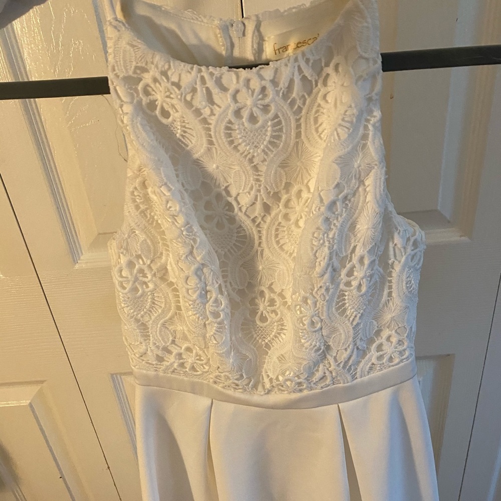 White Lace mini dress